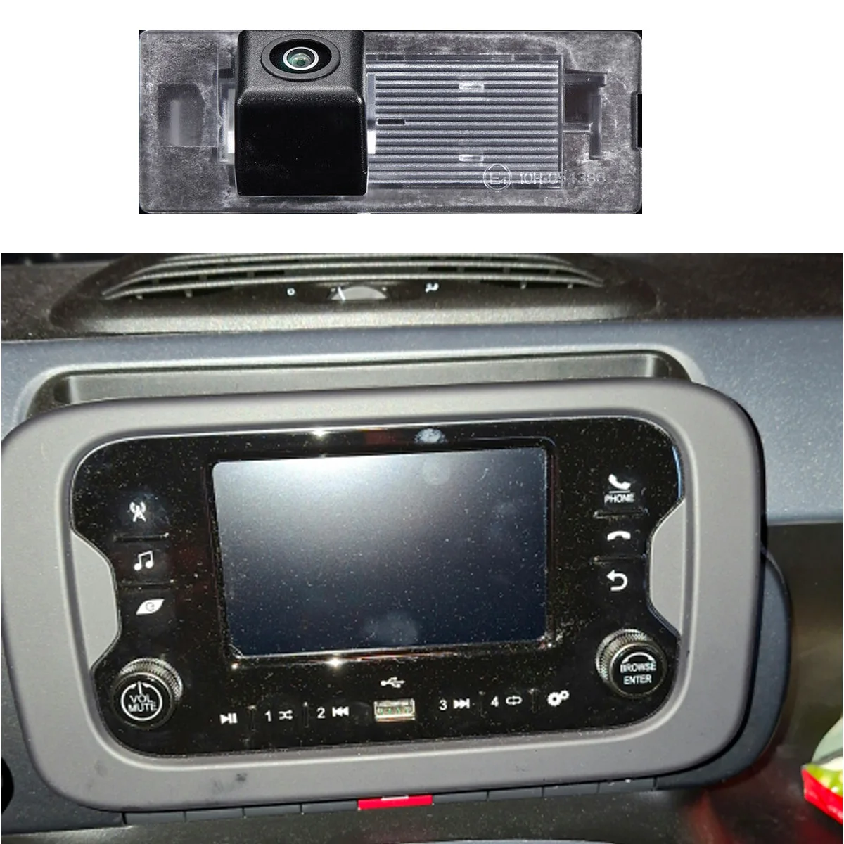 Multimedia Display Screen Android Auto Car radio Wireless Carpaly GPS Navigation +AHD rearview camera for Fiat Panda 312 319 169