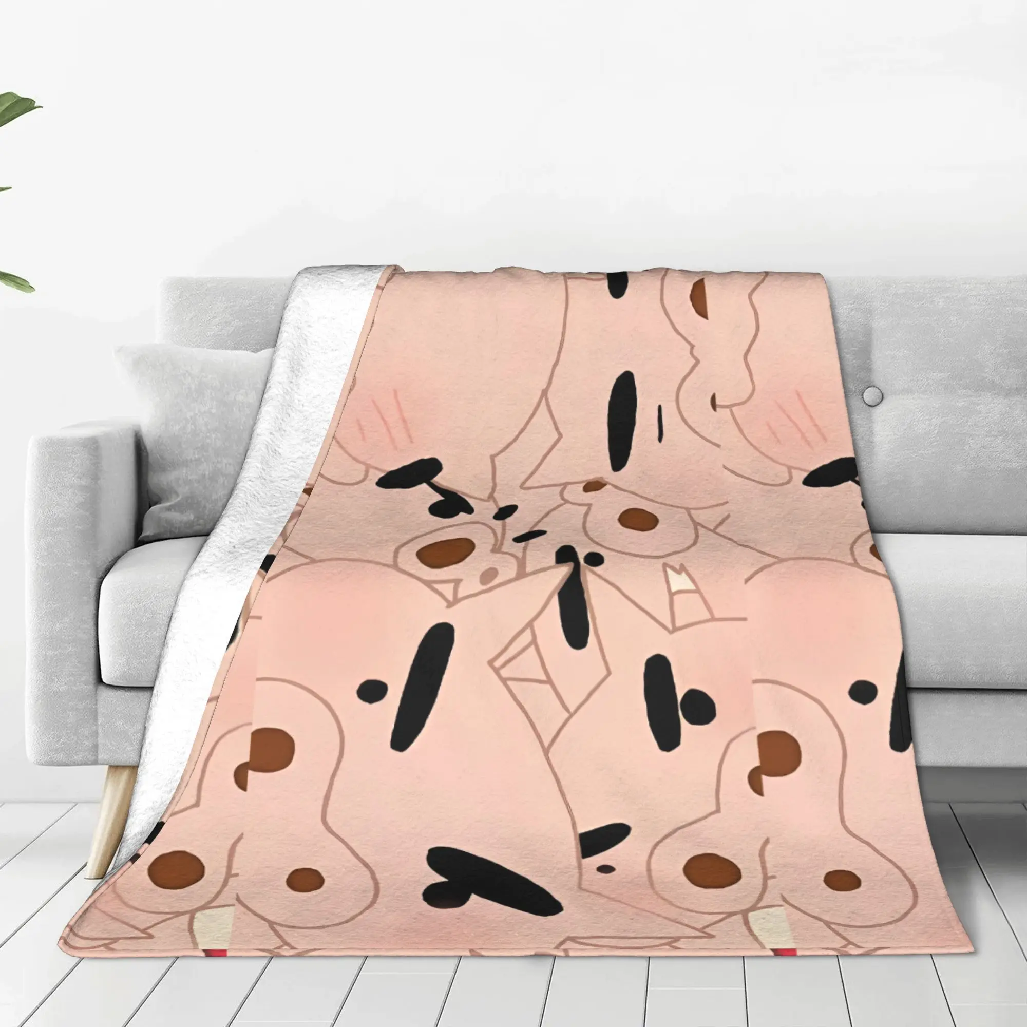Buriburizaemon Merch Blanket Ultra Soft anime cartoon Throw Blankets for Living Room 50x60 Inches Multi-size Bedspread