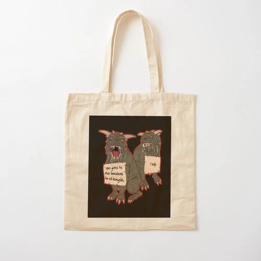 حقيبة يد من Terror Dog Shaming Tote حقيبة يد للسيدات حقيبة حمل شخصية حقائب نسائية حقائب حمل حقائب قماش #2