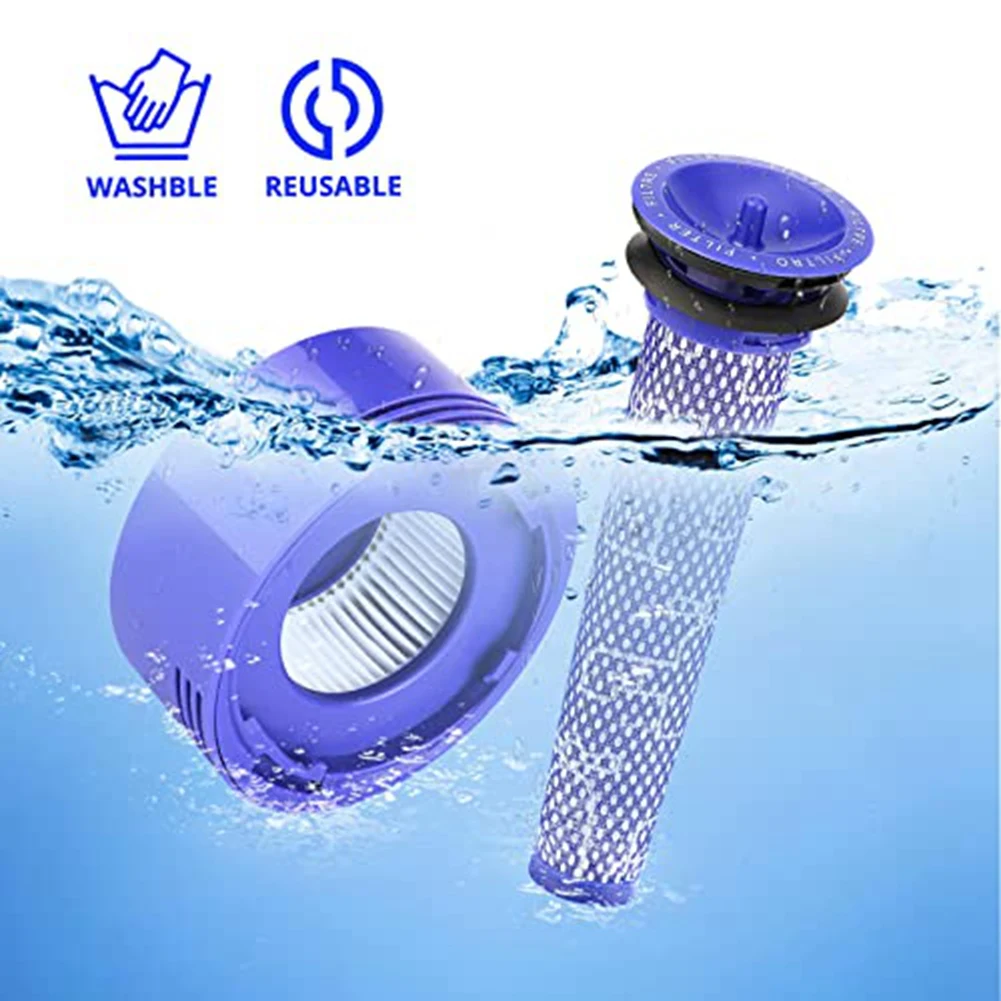 بديل فريد من نوعه مكون من 4 قطع لاستبدال فلتر HEPA للمكنسة الكهربائية اللاسلكية المطلقة V7 وV8 Animal وV8 #4