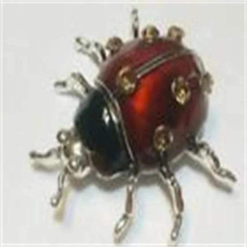 Women Ladybug Brooches Men Suit Lapel Pins Vintage Accessories