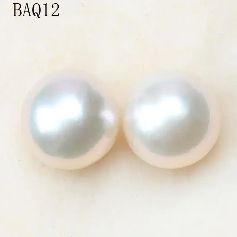 10mm Near-circular Natural Fresh Water Edison Pearl Naked Pearl with No Hole Matching 3A White DIY Earrings Jewelry Wholesale