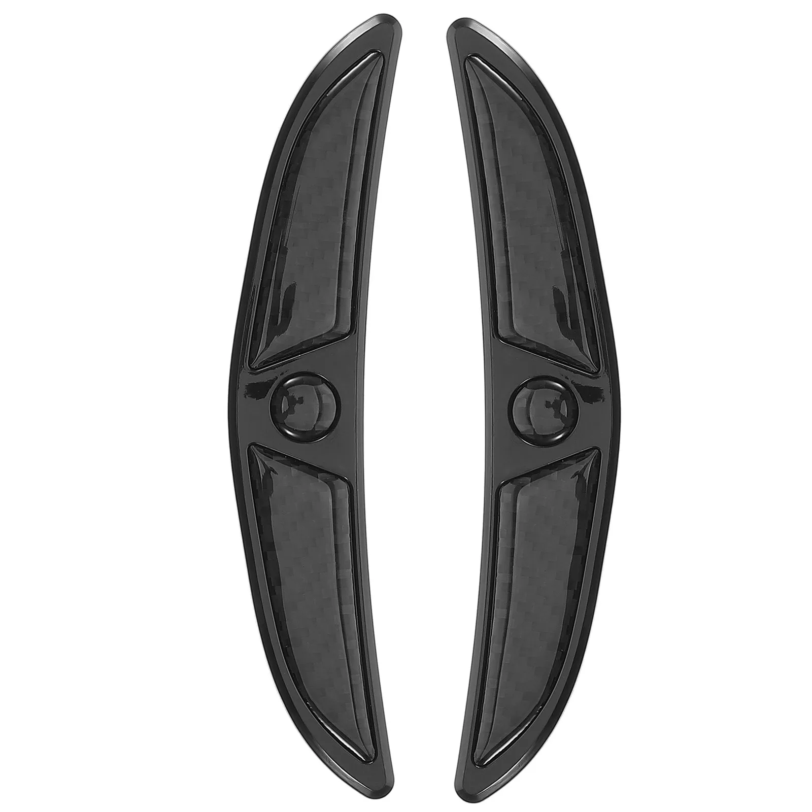 

1Pair Carbon Fiber Tpu Car Wheel Eyebrow Strips Anti-Collision Scratch Protection Sticker Universal Fit for All Vehicles