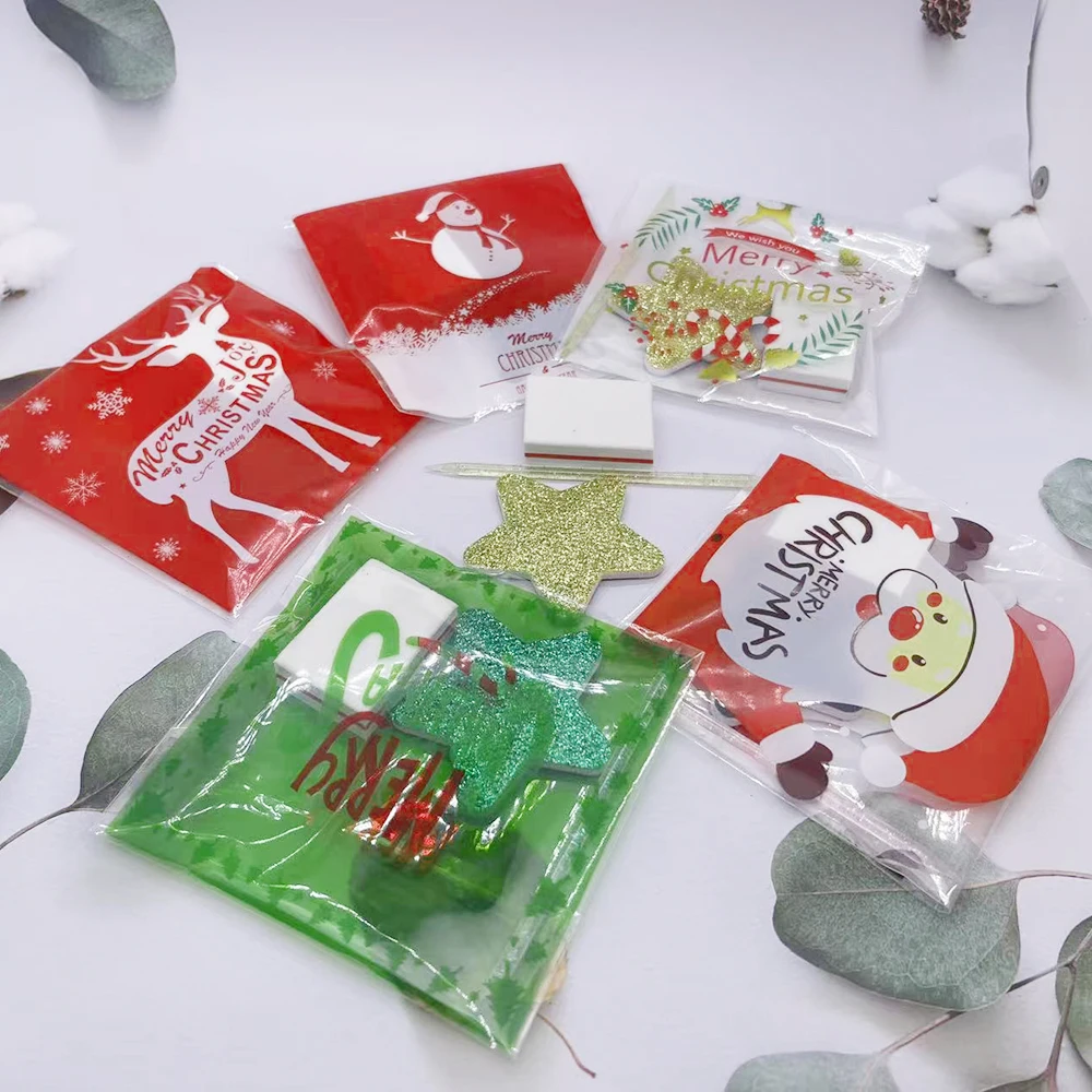 

3Pcs/Bag Christmas Glitter Nail Files Double Sided Emery Board Manicure Files Dead Skin Push Care Pedicure Tool For Women Gifts