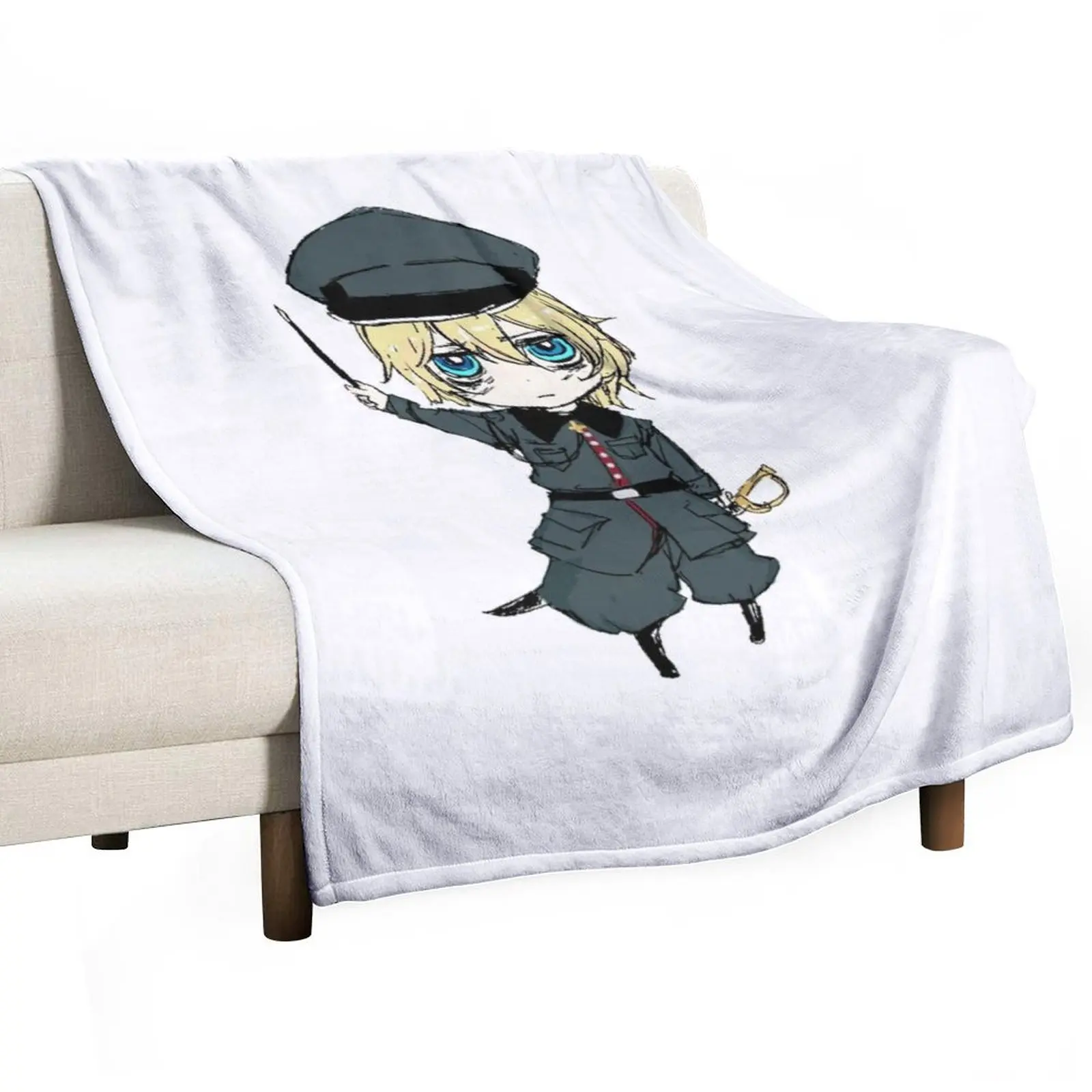 Chibi Tanya Throw Blanket For Decorative Sofa Thermals For Travel Hair Designers Blankets