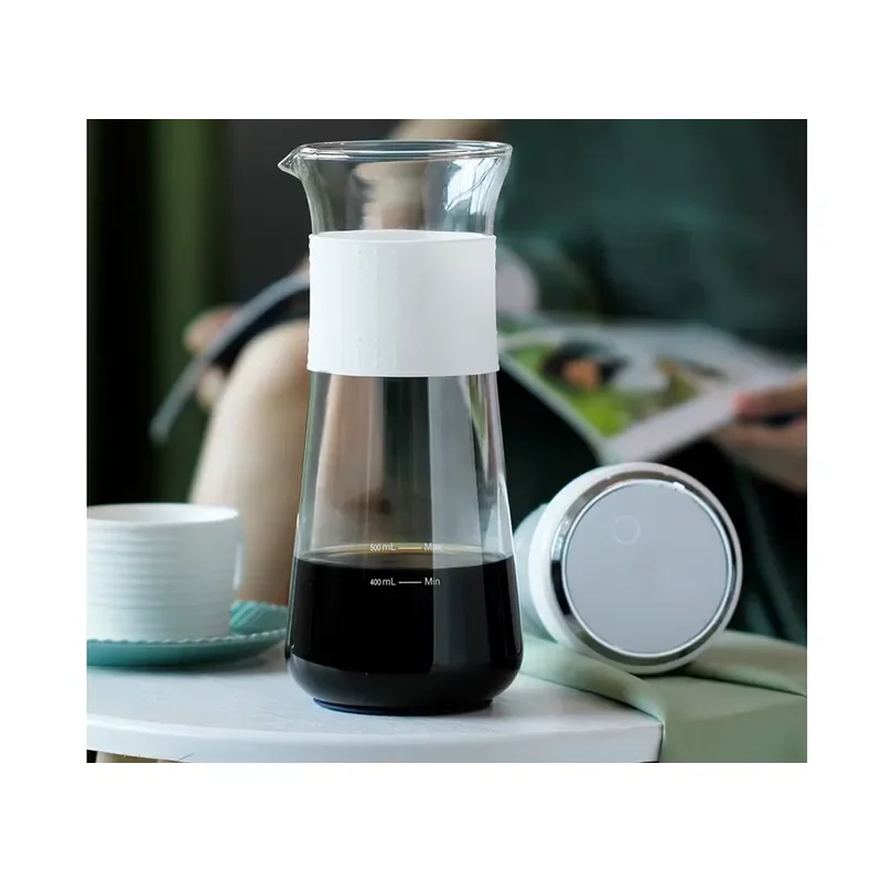 Heavy Duty Electric Cold Brew Coffee Maker Glass Carafe for Iced Tea Home Brewing Customizable Design Portable Car Use Custom