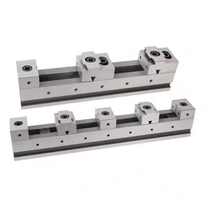 TEBAK OEM ODM Universal Multiple Clamp Precision Versatile Multi Clamping Adjustable Line up Vise Rail System for Cnc Machine