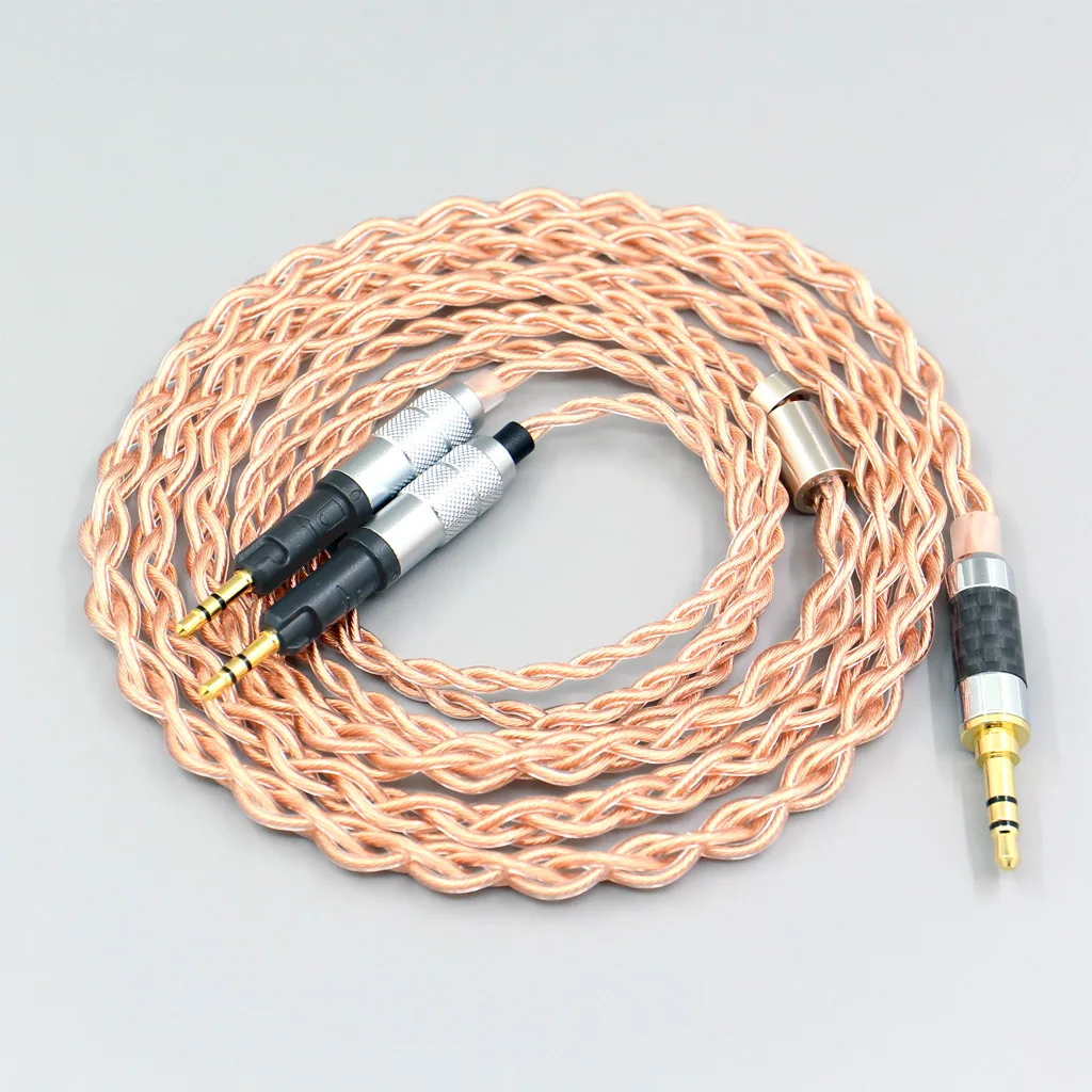 4 Core 1.7mm Litz HiFi-OFC Earphone Braided Cable For Audio-Technica ATH-R70X Headphone Headset LN008089