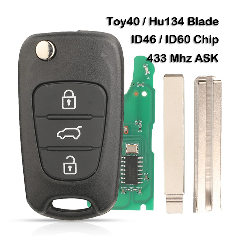 

jingyuqin for kia Venga Hyundai ix30/Azera ix20 95430-1P001/95430-1P000 95430-2L600/95430-2L650 95430-1K000,95430-1K001 433mhz