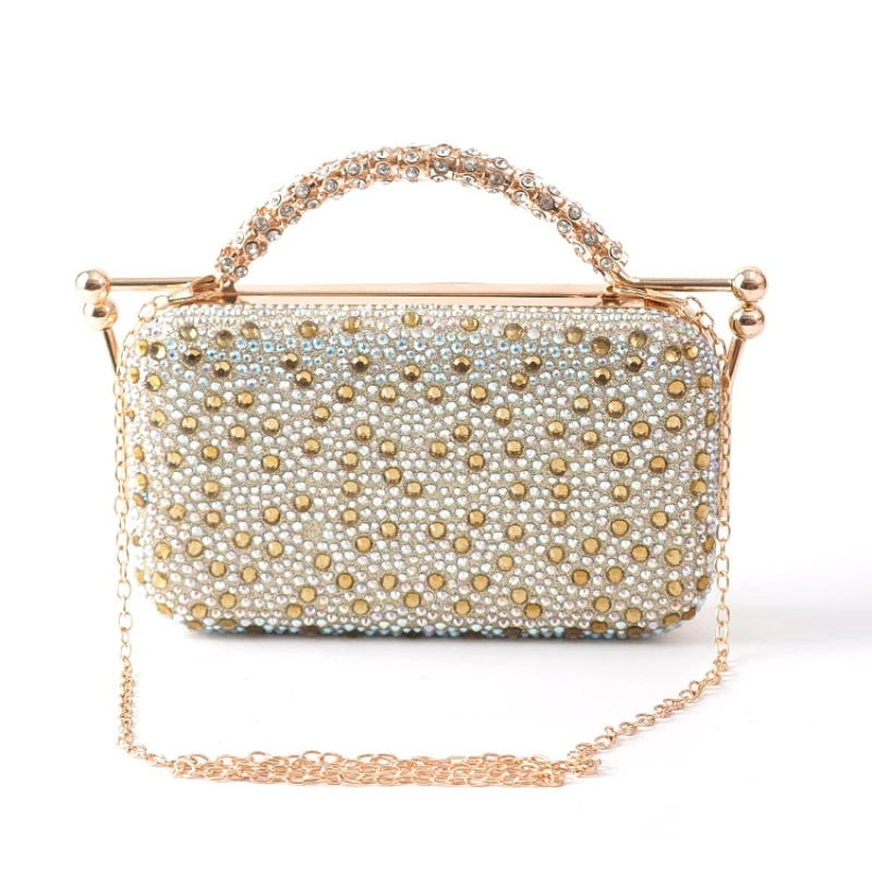 

Вечерняя сумка с блестящими бриллиантами, женская сумка-тоут для банкета, элегантного ужина, свадебного платья, выпускного вечера, клатч Bolsa Feminina
