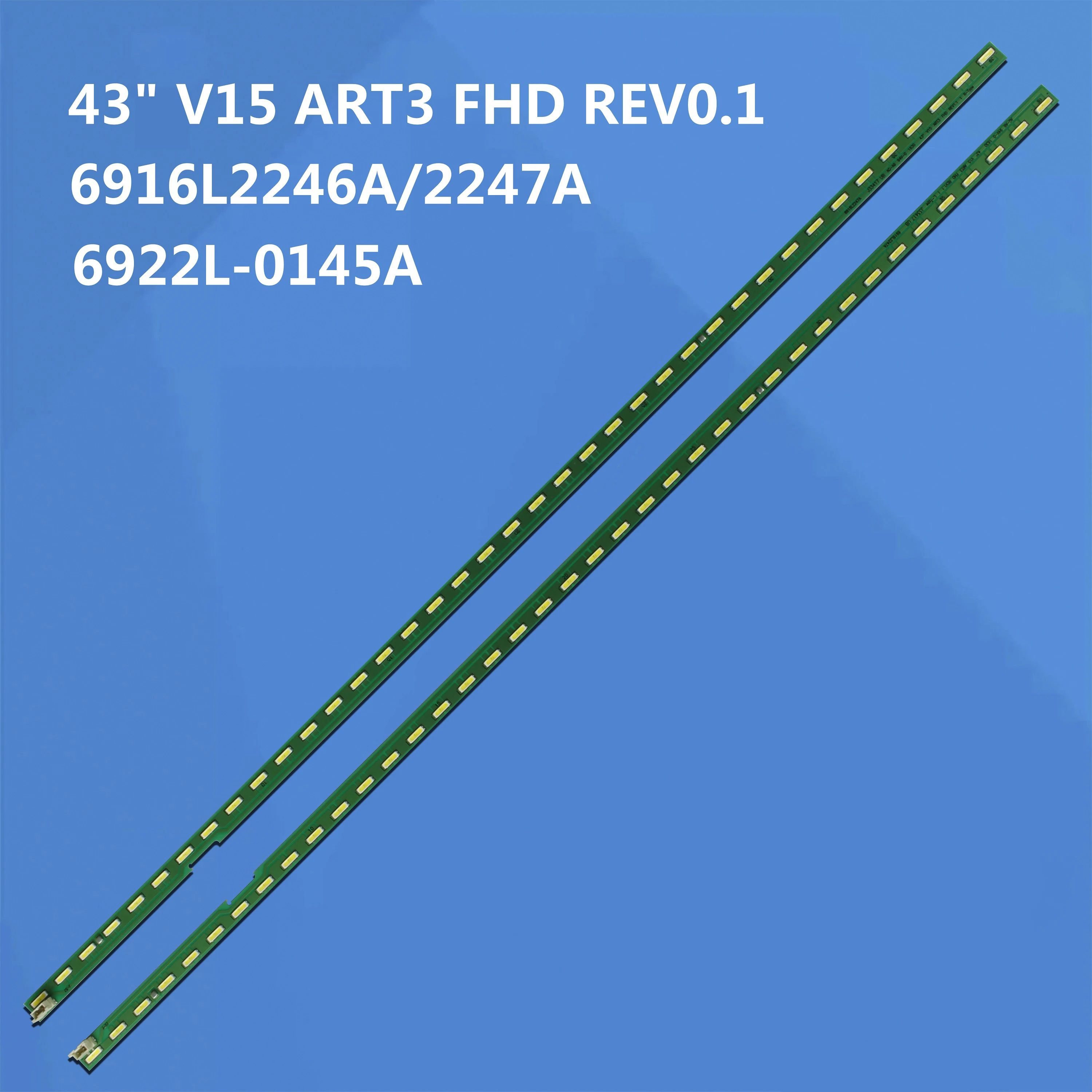 2/10/20/50pcs LED Backlight Strip For 43 15 ART3 FHD R L 43LX540S 6922L-0145A 6916L2189A 6916L2188A LC430EUE FH M3 39LED
