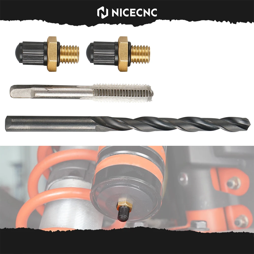 

For Polaris RZR Yamaha YXZ Honda Pioneer Can-Am Artic Cat Fox Podium X UTV Nitrogen Shock Schrader Valve M8*1.25 Drilling