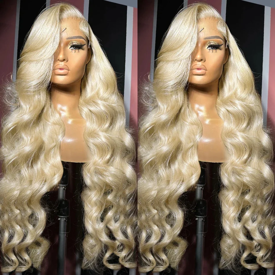 613 hd lace frontal wig Honey Brazilian 13×4 Body Wave Human Hair Wigs 13X6 blonde Transparent HD Lace Frontal Wigs For Wowen