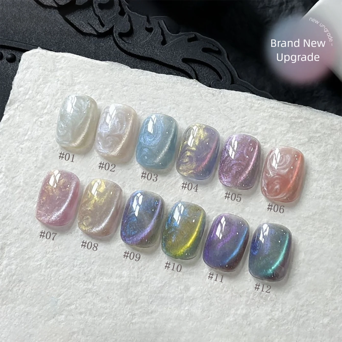 MIANEL 2026 New 10ml Pearl Aurora Thread Cat Eye Gel Salon DIY Nail Polish Magnetic Effect Long Lasting Shine