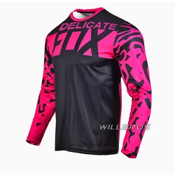 MX Jersey Motocross ATV Scooter DH BMX Motorcycle Dirt Bike Offroad Racing Pink for Women Men