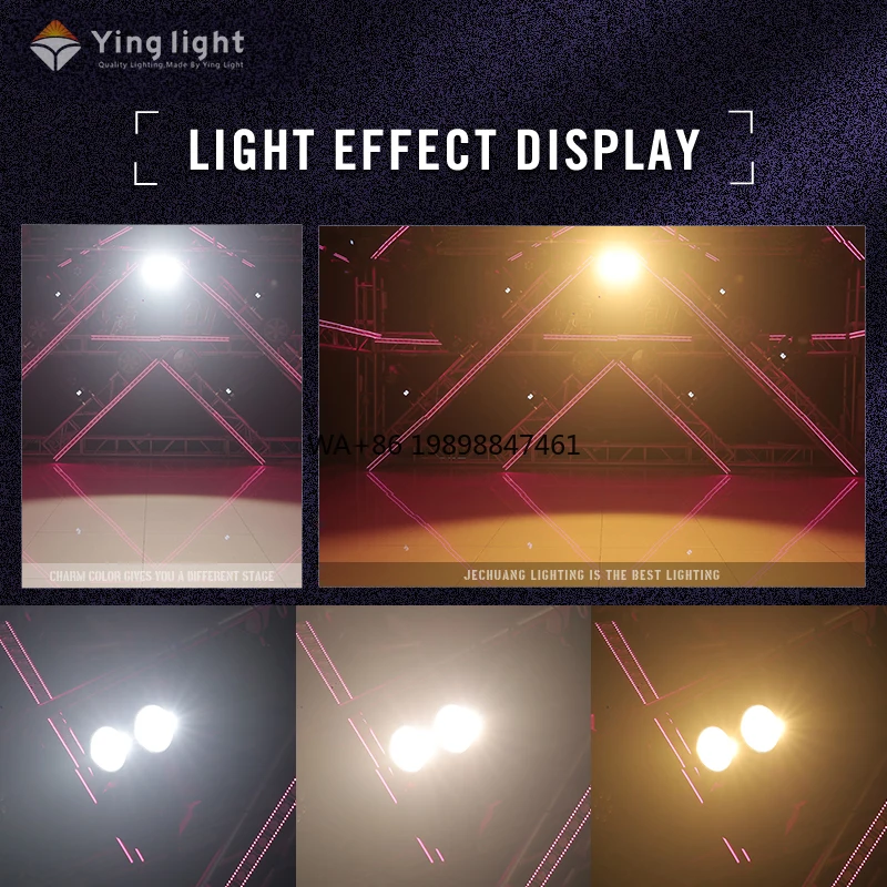 

200w Audience Blinder Light 2 Eyes Warm Cool White Peaky Blinder Surface Light