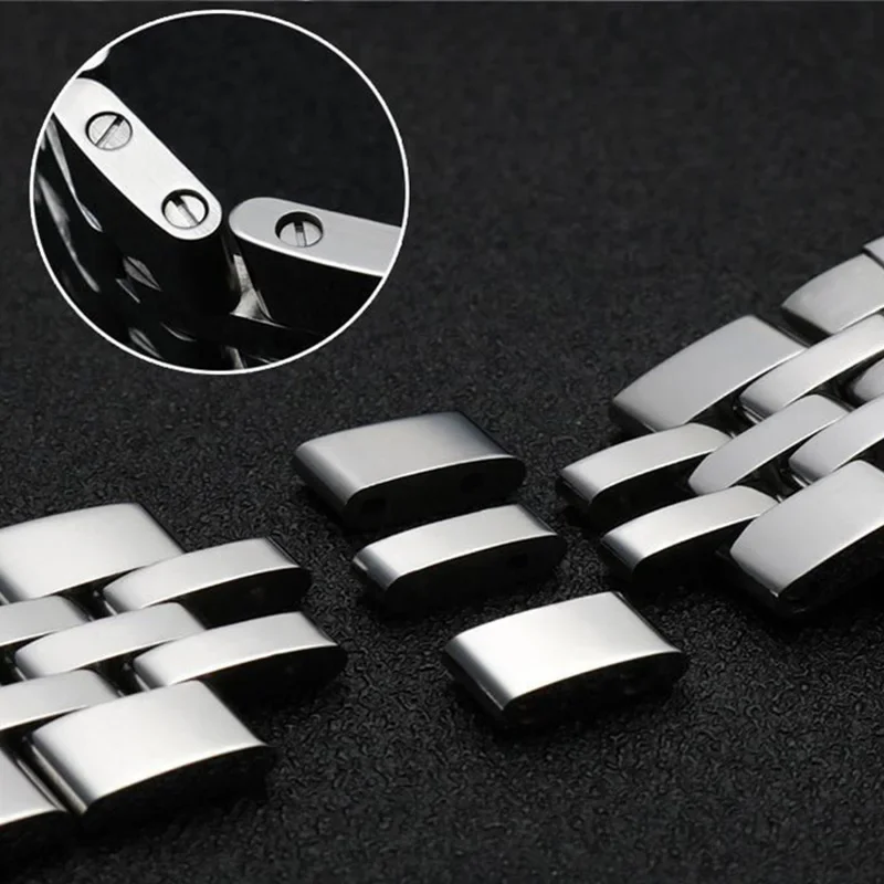 Pasek do zegarka ze stali nierdzewnej dla Breitling A49350 AB 042011   Opaska na nadgarstek 20mm 22mm 24mm srebrny złoty solidny metalowy pasek męska bransoletka