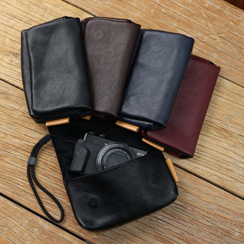 

Camera Case Bag Travel Pouch for Rioch GR3/3X Kodak Pixpro Canon PowerShot G7X G9X G5X SX740 SX620 Sony RX100M7/6/5 Lumix LX