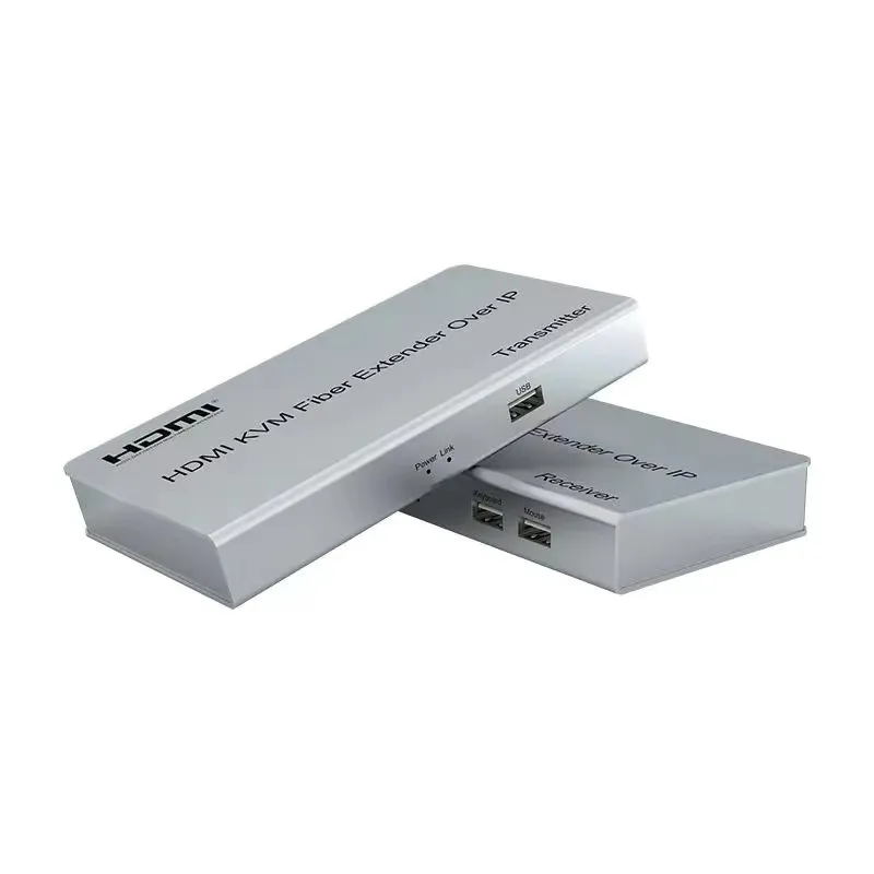 20KM HDMI IP KVM Fiber Extender over LC Fiber optic cablle 1080P HDMI to Fiber Optic Transceiver Extender  Support TX to many RX