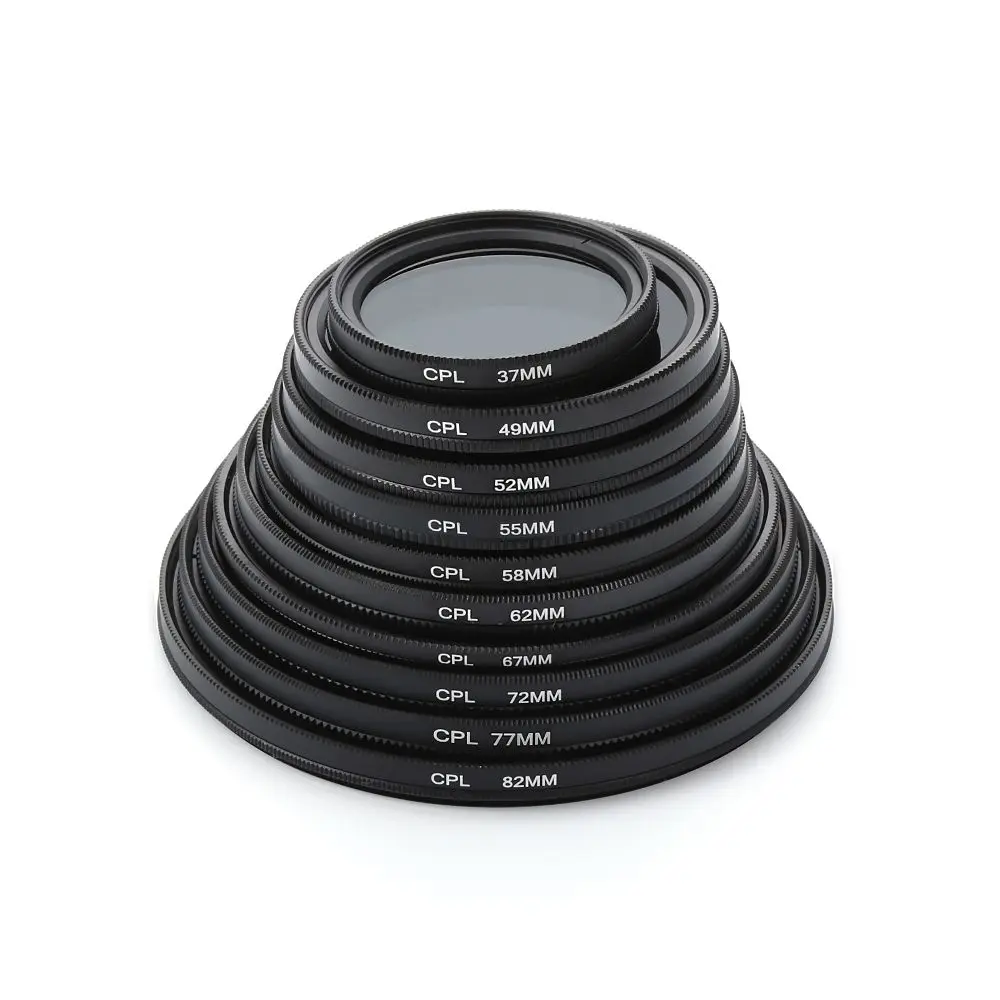 New DSLR Circle CPL Filter Polarizing Camera Lens For Canon Nikon Sony