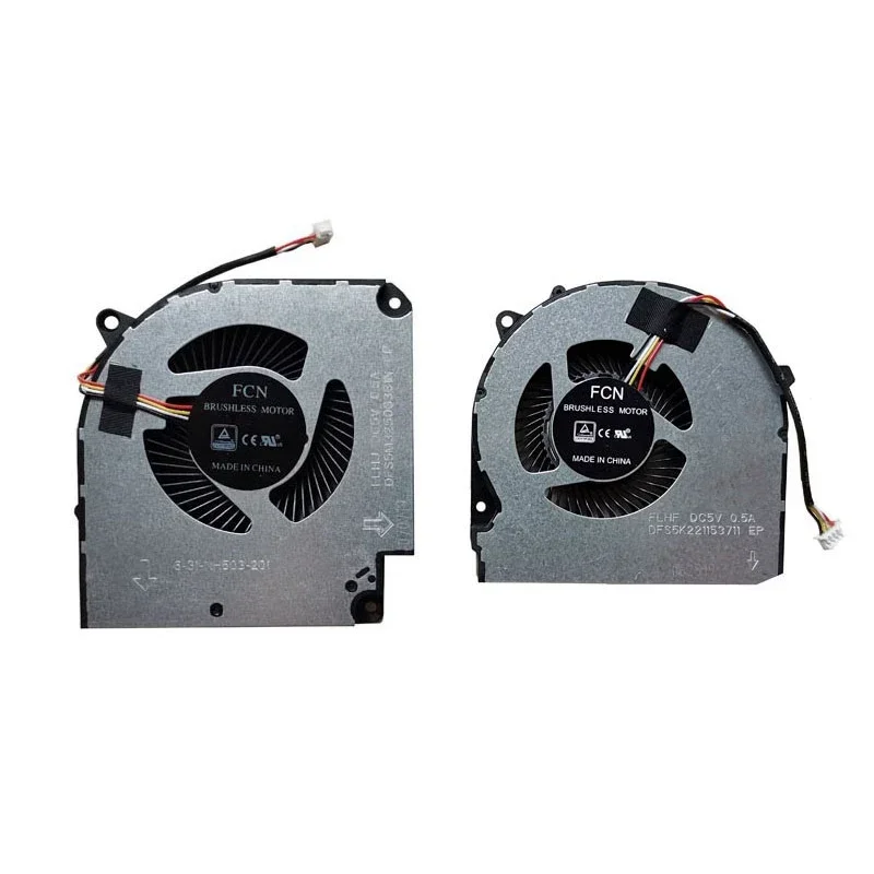 New Laptop CPU GPU Cooling Fan Cooler Radiator for Hasee Z7 Z6 Z8-CT7NT Z8-CTNK G7-CT G7-CT5NA Z7-CT7NA Z7-CT7NS Z6-CT5NA 4pin