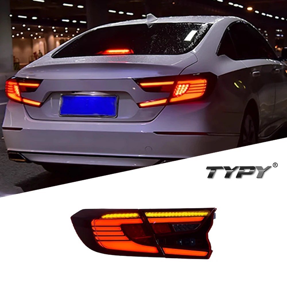 

Car Tail Lamp For Honda Accord 10th 2018-2021 Accord Upgrade Modified to New Dynamic Turn Signal Car LED Taillight Assembly