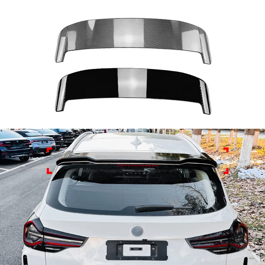 2018-2023 Black Carbon Car Rear Trunk Lid Spoiler Wings Exterior Accessories For Bmw X3 G01 iX3 G08 X3M F97