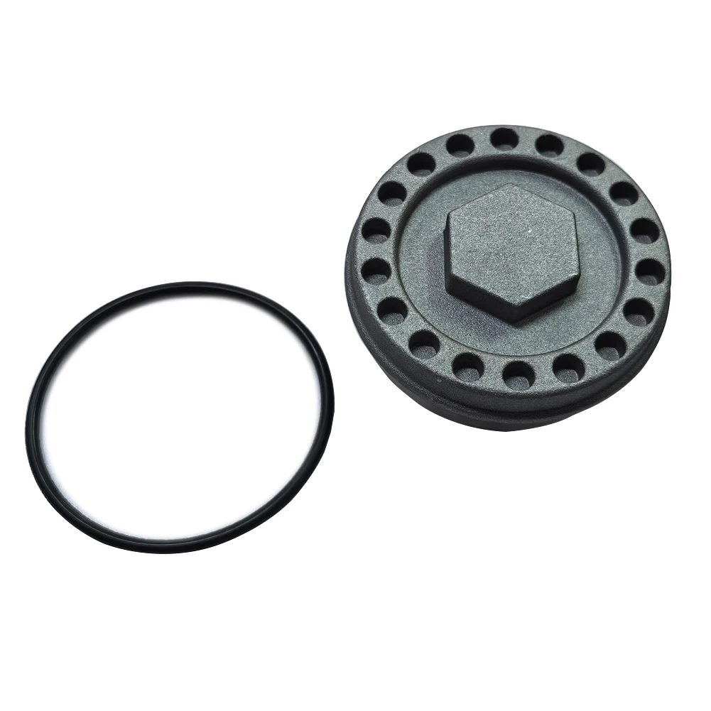 Motorcycle Oil Filter Cover Oil Drain Screw Plug Cover Cap Seal Ring For FB Mondial HPS 125