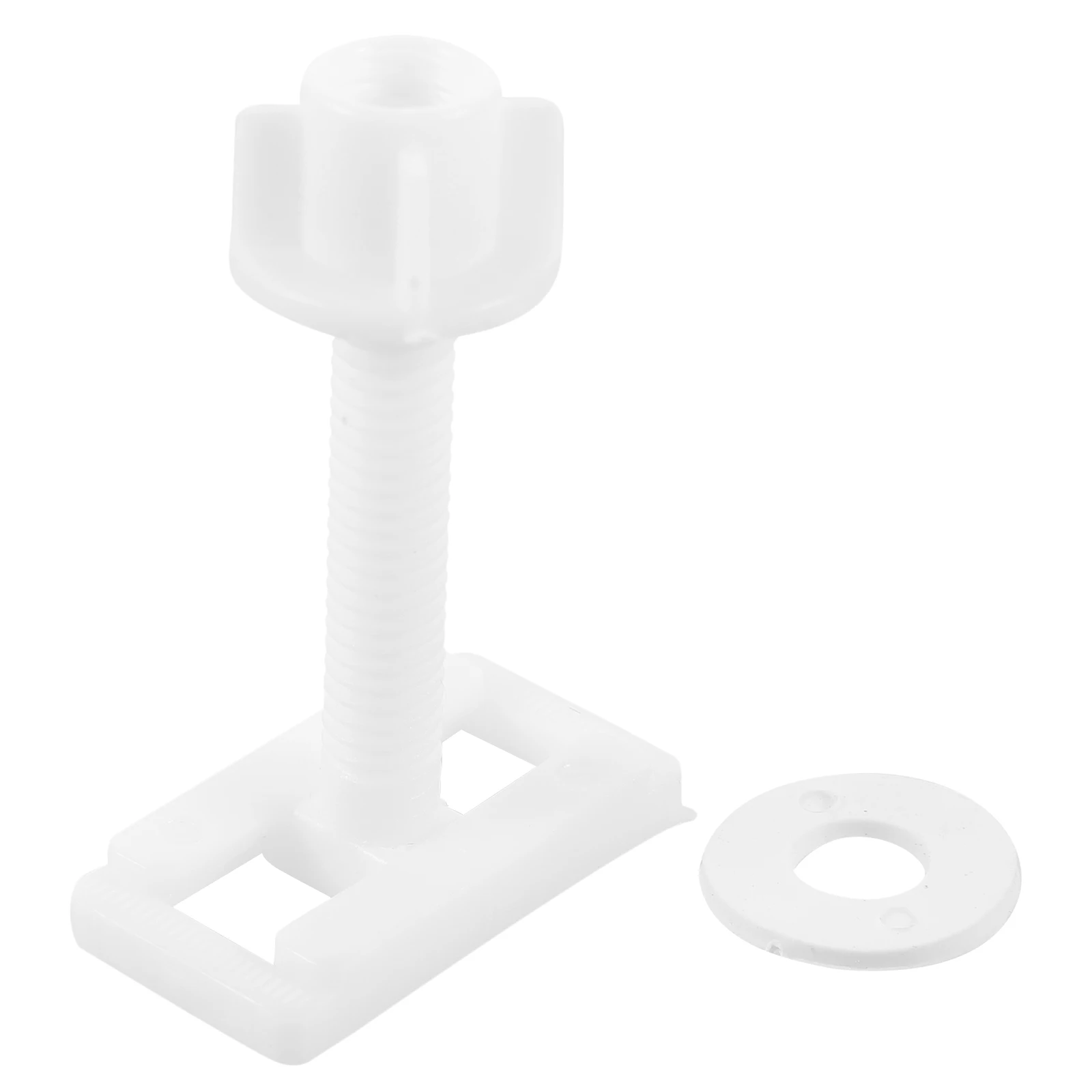 

2 Sets Screws Replacement Plastic Bolts for Most Seats Easy Install Fix Maintenance Seat Hinge Mounting Water Toilet for Toilet