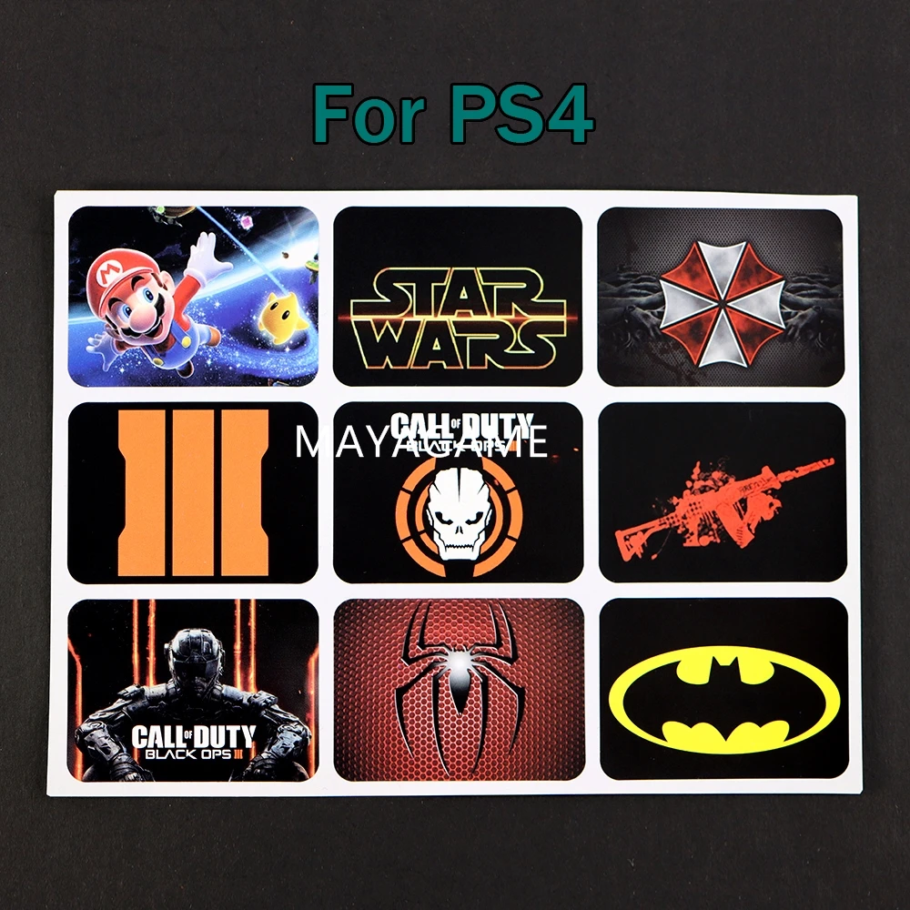 20 قطعة ل PS4 تحكم لوحة اللمس ملصق لاصق لامع ورائع لسوني بلاي ستيشن 4 تحكم ستار حامي جلود غطاء