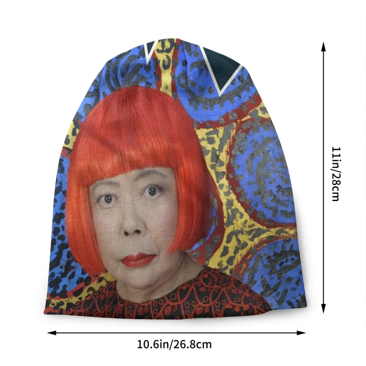 Yayoi Kusama Self-portrait Bonnet Hat Knitting Hat Men Women Cool Unisex Adult Winter Warm Skullies Beanies Caps