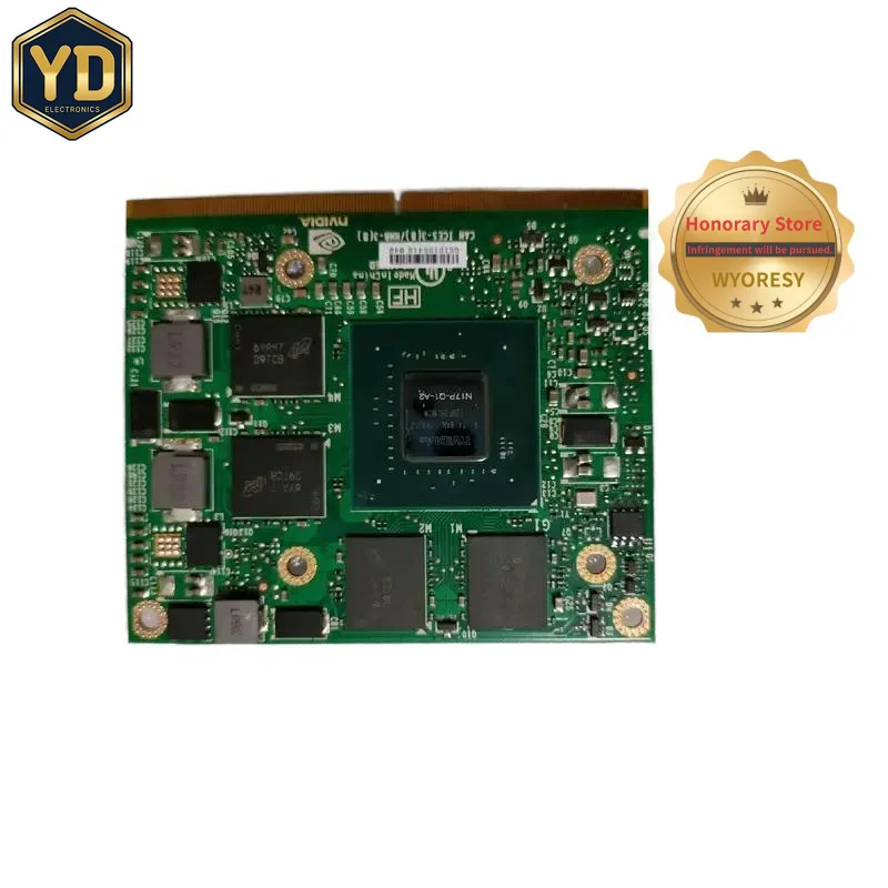 YD Original M1200M M1200 LS-E172P 4G VGA Video Graphics Card for HP ZBook 15 G3 17 G3 Fully Tested