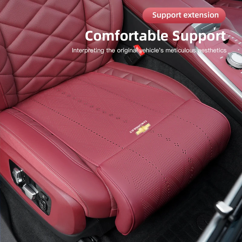 

Leather Car Seat Leg Extension Support Cushion For Chevrolet Cruze Sonic Silverado Trax Camaro Corvette Captiva Trailblazer