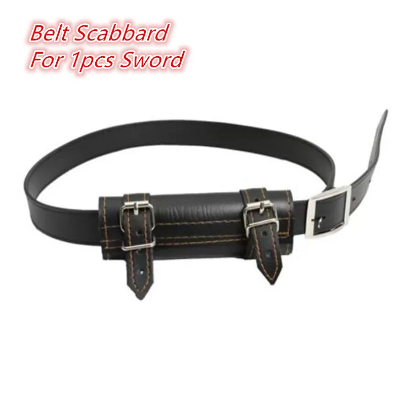 Anime Demon Cosplay 1/2/3 Tier Set Katana Belt Sword Holster Waist Holder Knife Real Size Japanese Samurai Decor