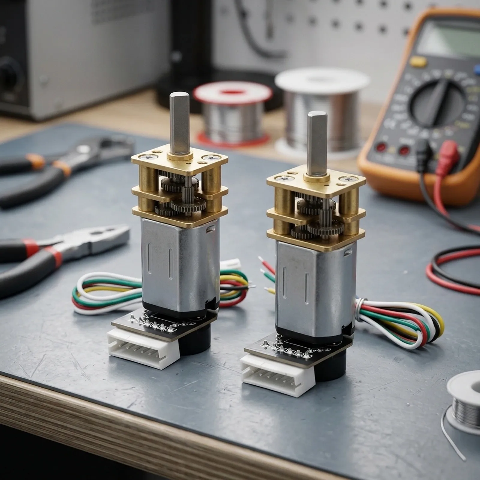 Compact Geared Electric Motor Compact Electric Motor GA12 for n20 Encoder Rated Voltage 6V 150RPM To 3000RPM Compact
