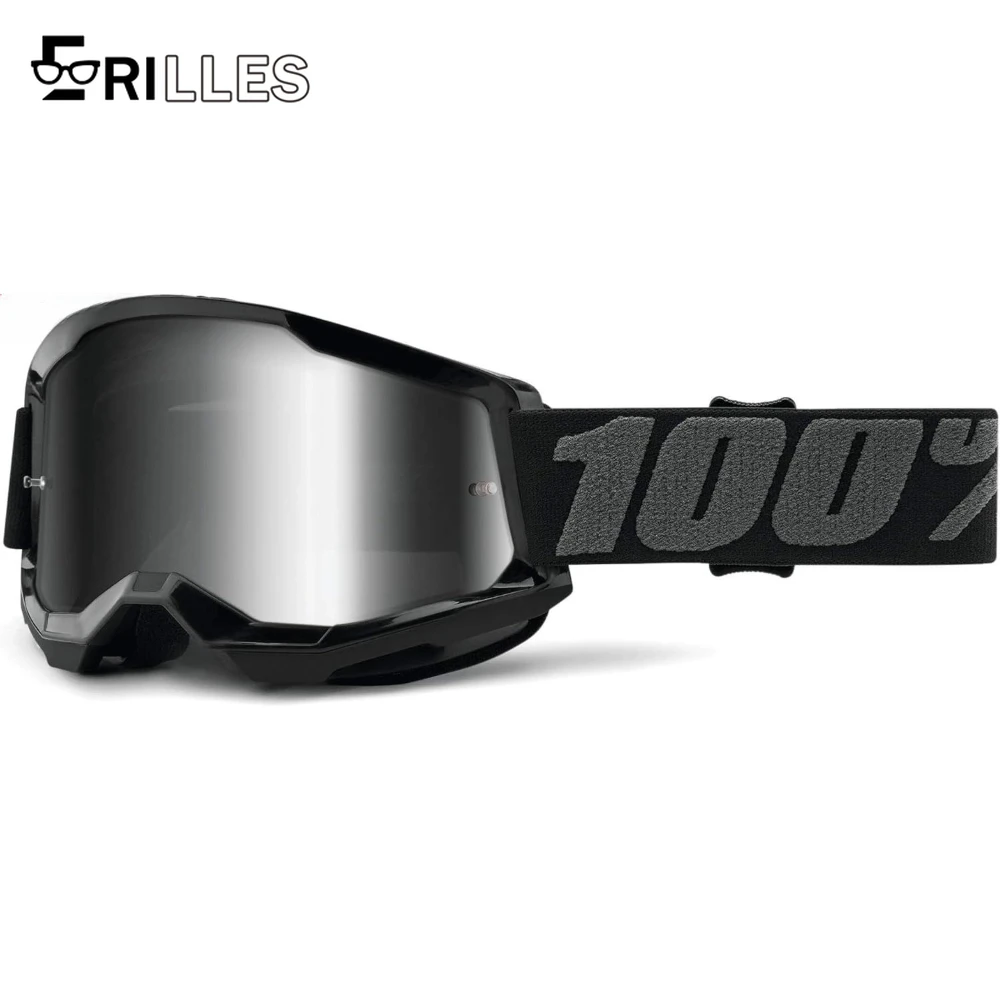نظارات للدراجات النارية للجنسين، نظارات MX مقاومة للرياح والغبار بنسبة 100%، عدسة مضادة للضباب لركوب الطرق الوعرة، رياضات ATV Motocross #1