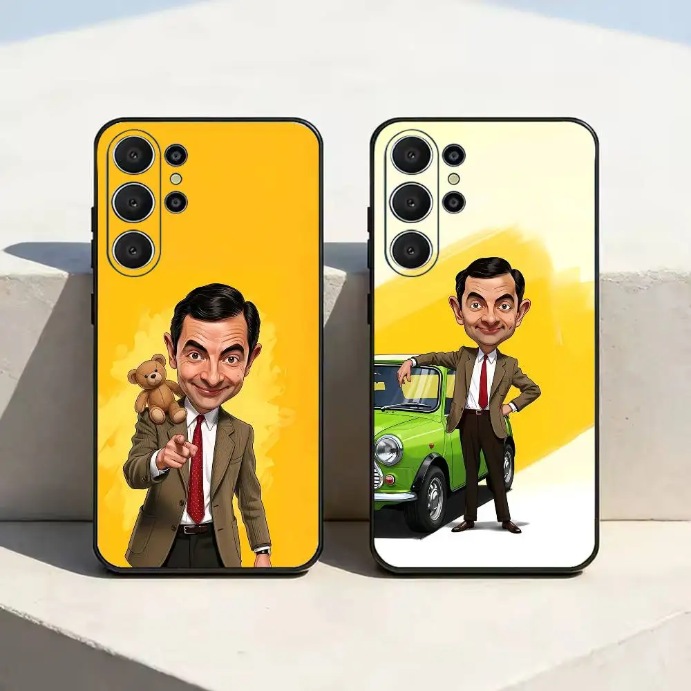 Classic Comedy mr B-Bean   Phone Case Black Silicone Soft For Samsung S25,S24,S21,S22,S23,S30,Ultra,S20,Plus,Fe,Lite