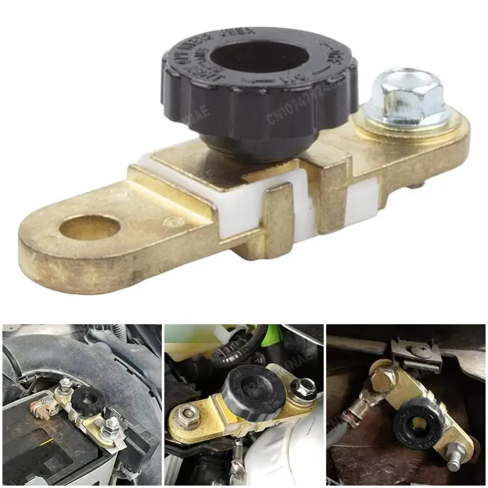 Anti-Leakage Switch Zinc Alloy Car Side Post Battery Disconnect Switch Quick Cut-off Disconnect Isolator Switch Car Truck Parts