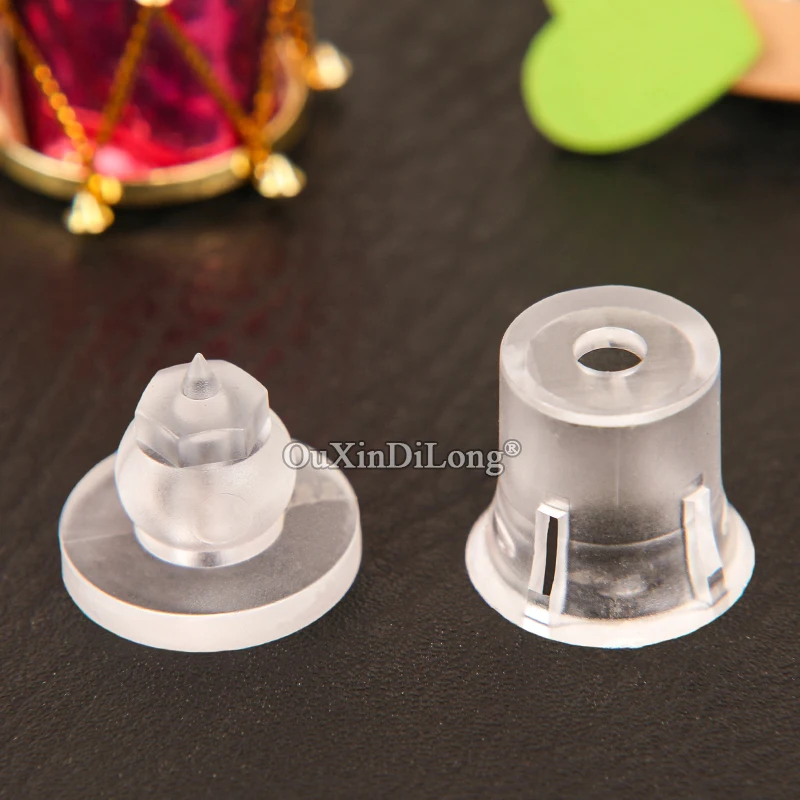 Wholesale 100PCS/LOT Acrylic Hidden Clip Standoffs Transparent Advertising Nails Letter Signs Signage Billboard Holder Screws