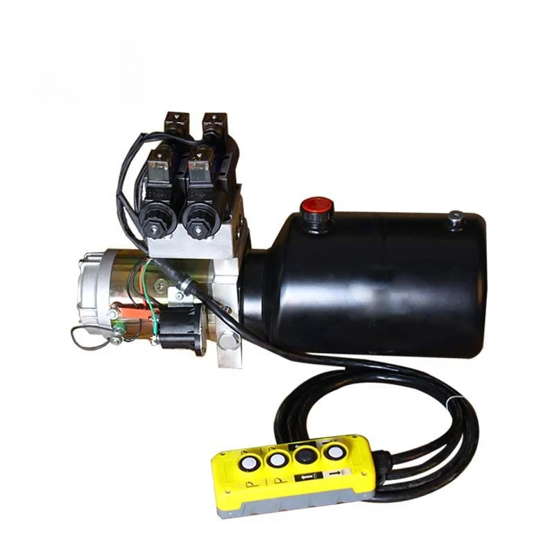 12V 24V Hydraulic Power Unit for Electric Lift Platform Miniature Bidirectional Pump Station Hydro Cylinder System Industrial