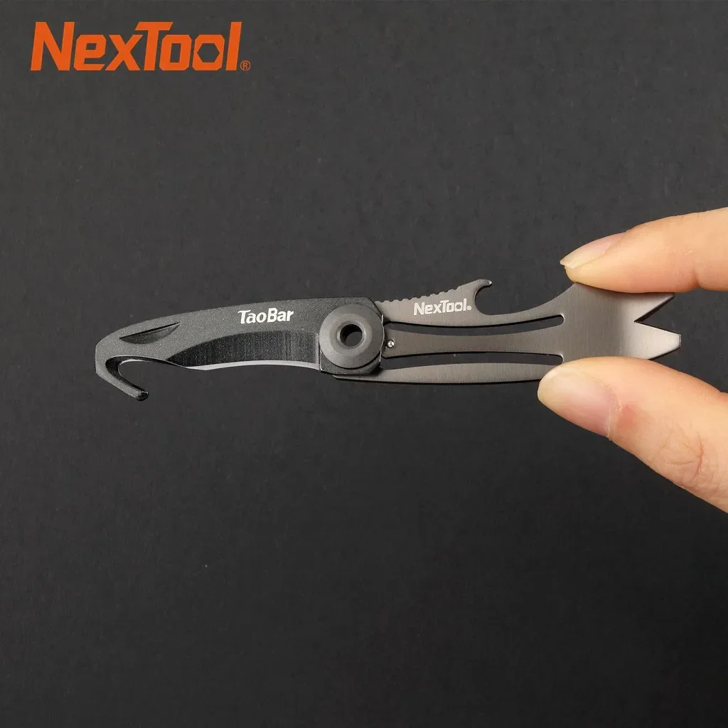 Imagem -03 - Nextool-multi-function Edc Box Opener And Cutter Mini Faca de Resgate Key Sized Multi-ferramenta Ferramentas Criativas
