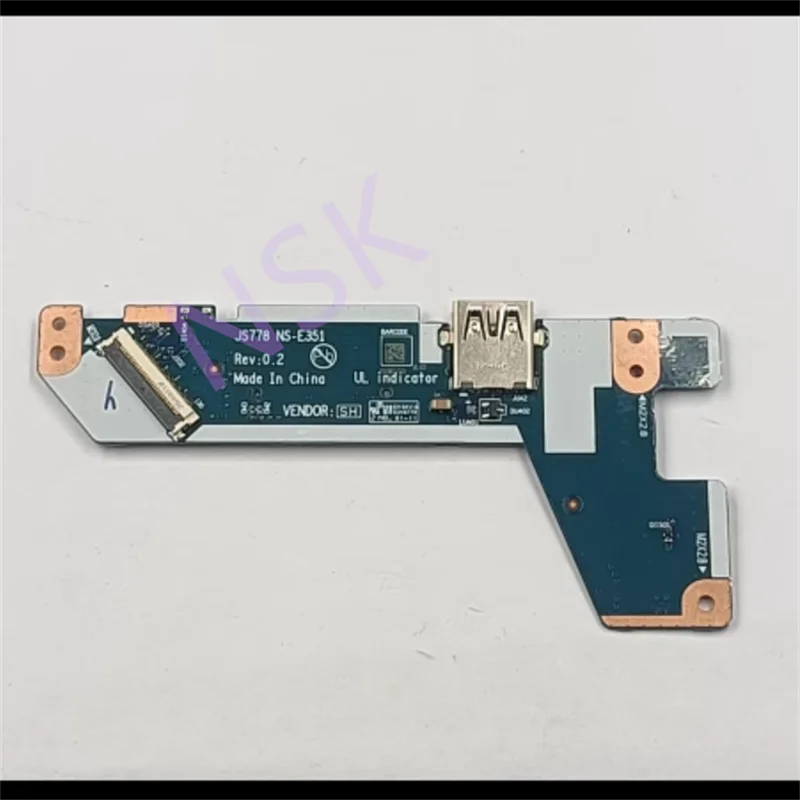 Imagem -02 - Usb Card Reader Switch Board Power Board Lenovo Ideapad Js778 Original Sn-e351 Sn-e533 100 Teste ok