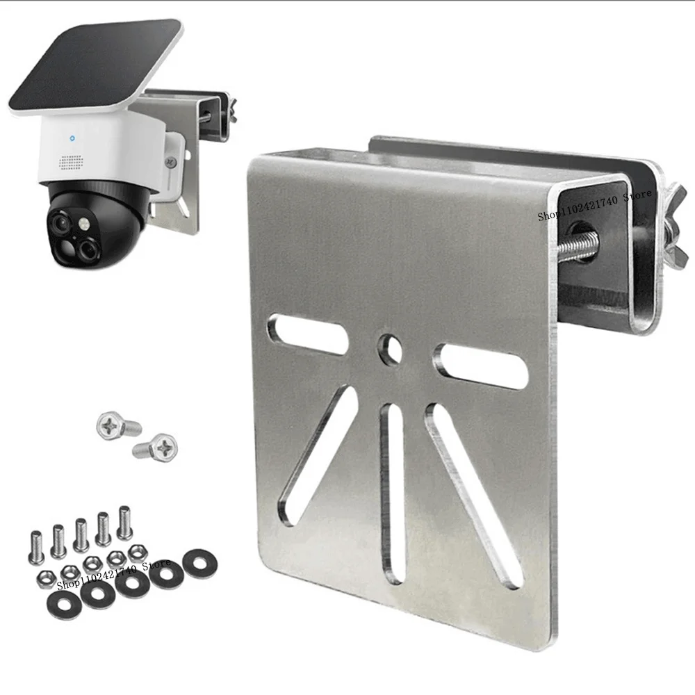 Heavy-Duty Metal Outdoor Wall-mounted Install Bracket,Stainless Steel Support Mounting Kits,Solar Camera Roof Sink Mount Holder