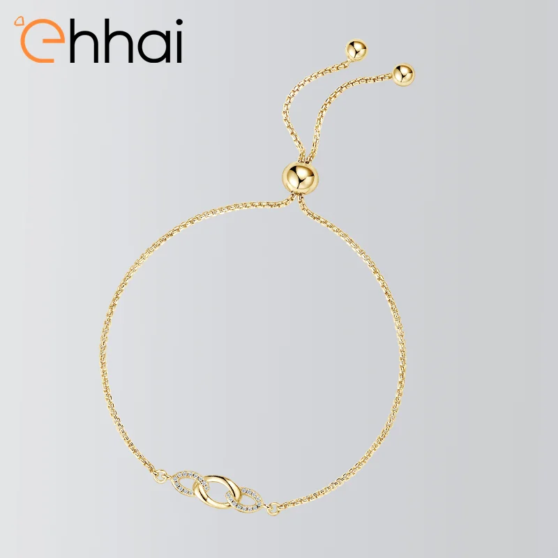 

Ehhai GRA сертифицированный 0,8 мм круглый регулируемый браслет из муассанита для женщин, цепочки из стерлингового серебра S925 для ювелирных изделий, подарков