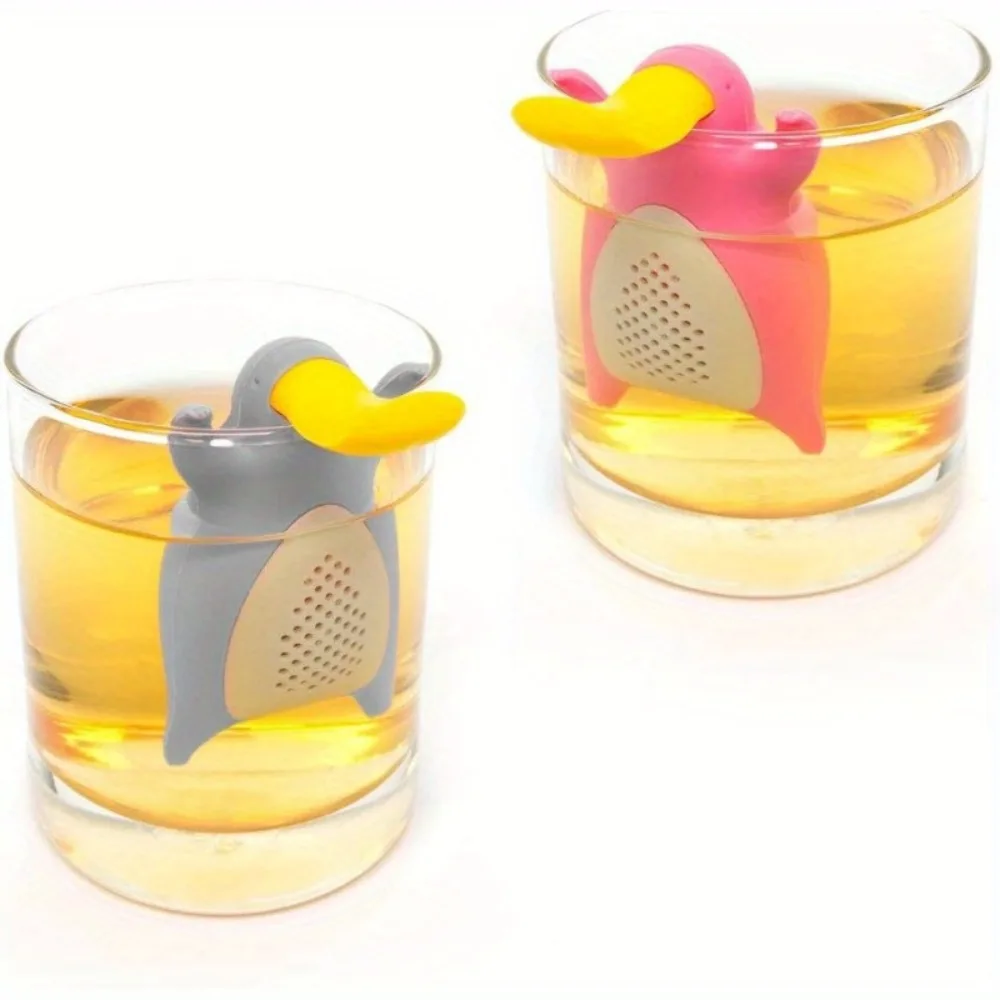 1pc, Creative Platypus Shaped Tea Infuser, Reusable Herbal Tea Bag Coffee Filter For Home Restaurant Hotel Office