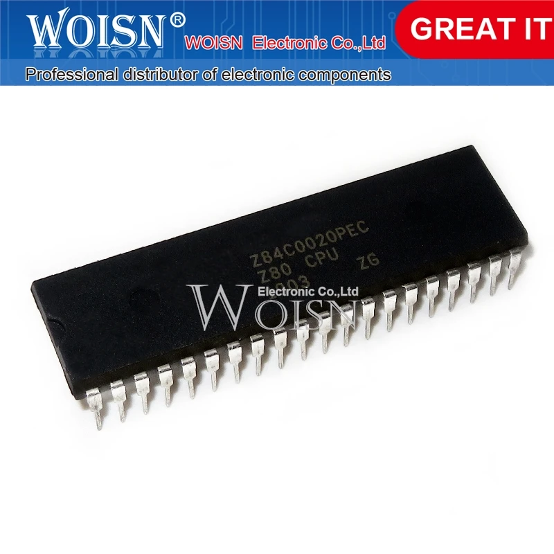 

5 шт./лот Z80 микропроцессор IC DIP-40 Z84C0020PEC Z80CPU Z80-CPU в наличии