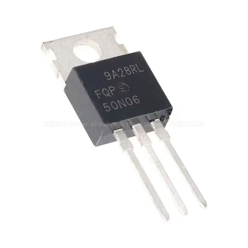 10PCS FQP50N06 50N06 50A 60V TO220 N-channel Power MOSFET DIP Transistors