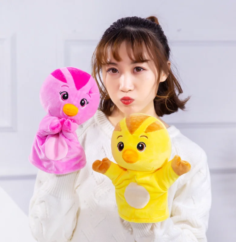 Baby toys 0-1 years old 2024 New Plush Appease Toy Hand Doll Baby Storytelling Gloves Doll Hand Puppet Birthday Gift p8