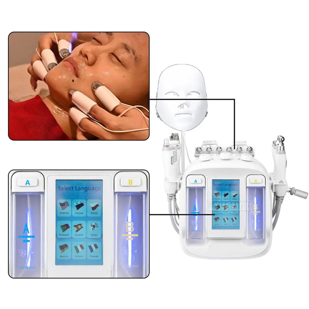 N8 Massage Finger Small Bubble Beauty Instrument Cleaner Facial EMS Finger Massage Rejuvenation Beauty Instrument