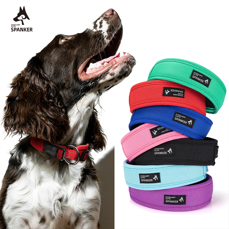 Collares para perros, collares de nailon para cachorros, collares transpirables y duraderos para perros, ajustables para perros grandes y pequeños, collares de nailon para mascotas